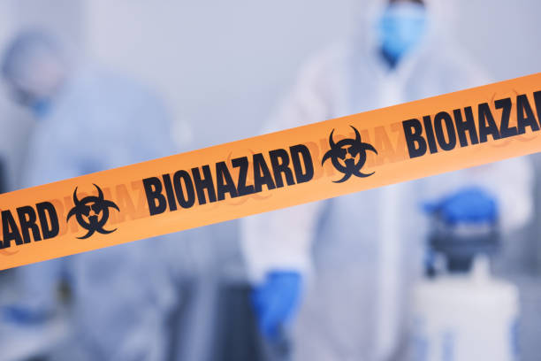 Professional Biohazard Cleanup technician working in Bassett, NE